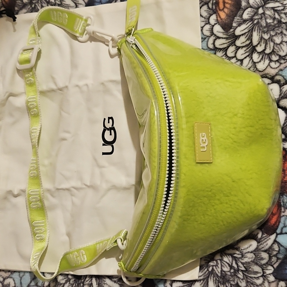 UGG Neon Green Natasha Belt Bag